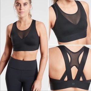 Athleta Eclipse mesh  reversible  sports bra